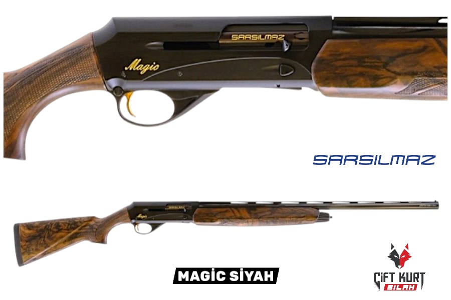 Sarsılmaz Magic Siyah Yarı Otomatik Yivsiz Av Tüfeği